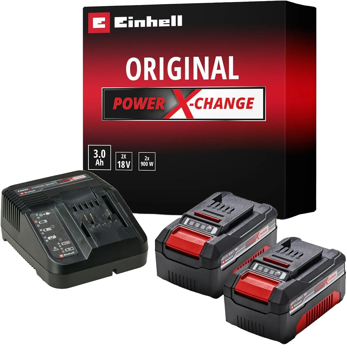 EINHELL Power X-Change Starter Kit 2x 3,0 Ah (18V) inkl. Ladegerät bei Outletpreise.com online bestellen