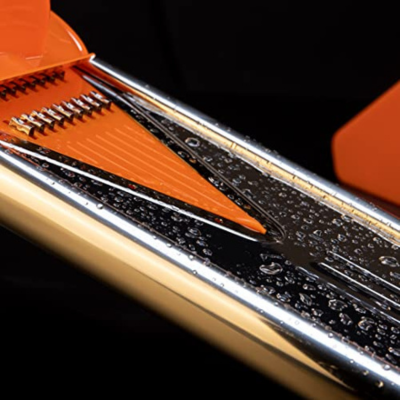 Reibe Multifunktionsreibe UNIFIX Edelstahl V - Hobel PROFI (orange & spülmaschinenfest) bei Outletpreise.com online bestellen