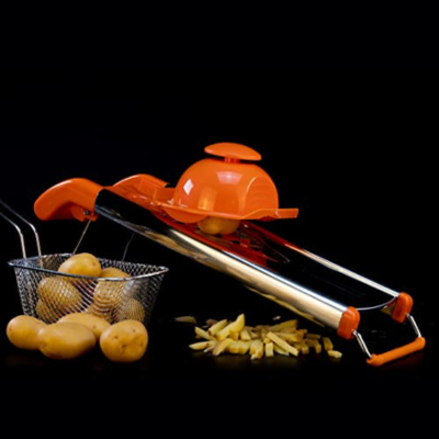 Reibe Multifunktionsreibe UNIFIX Edelstahl V - Hobel PROFI (orange & spülmaschinenfest) bei Outletpreise.com online bestellen