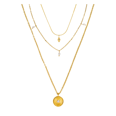 PURELEI Kaipo Ketten Set - Gold bei Outletpreise.com online bestellen