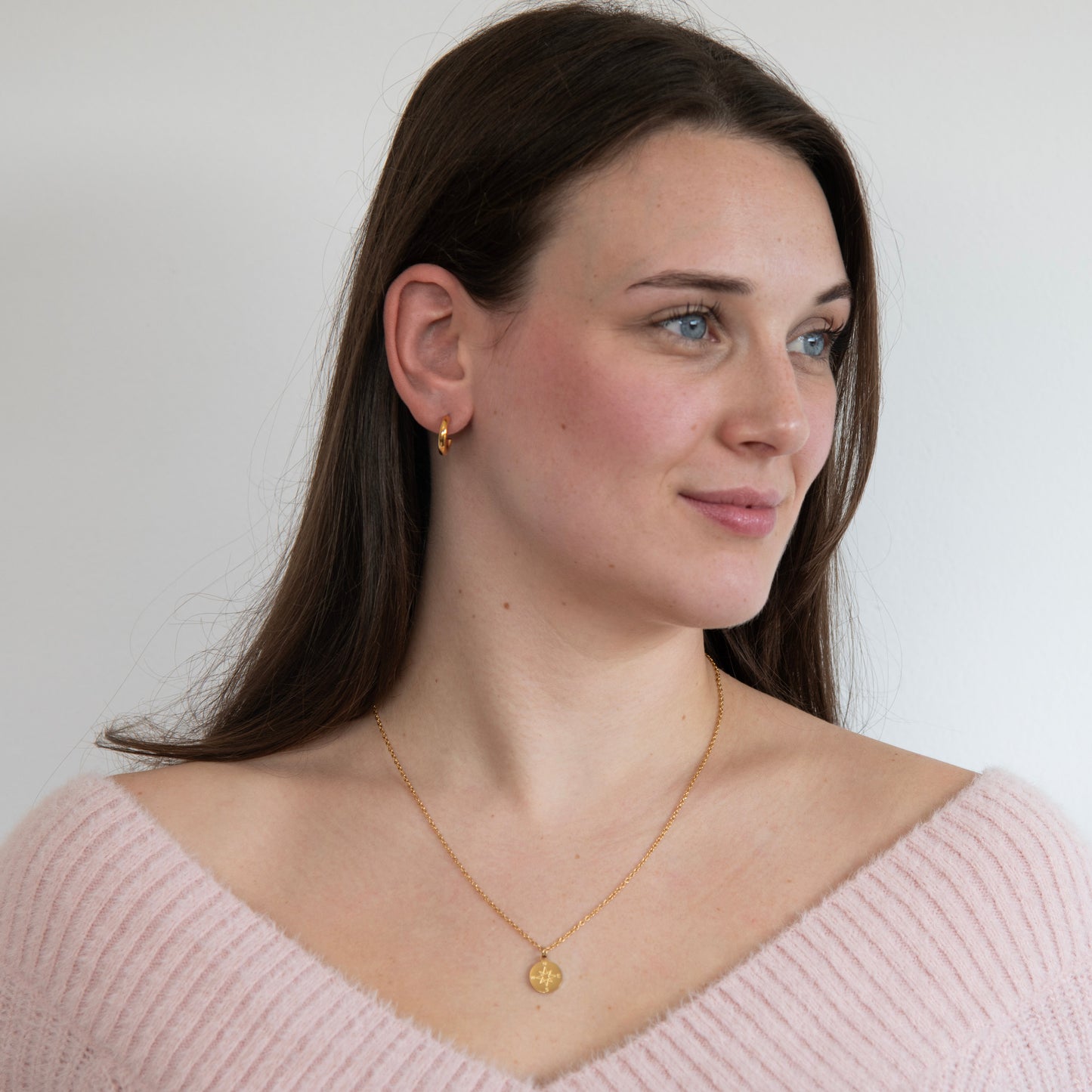 PURELEI Compass Kette - Gold bei Outletpreise.com online bestellen