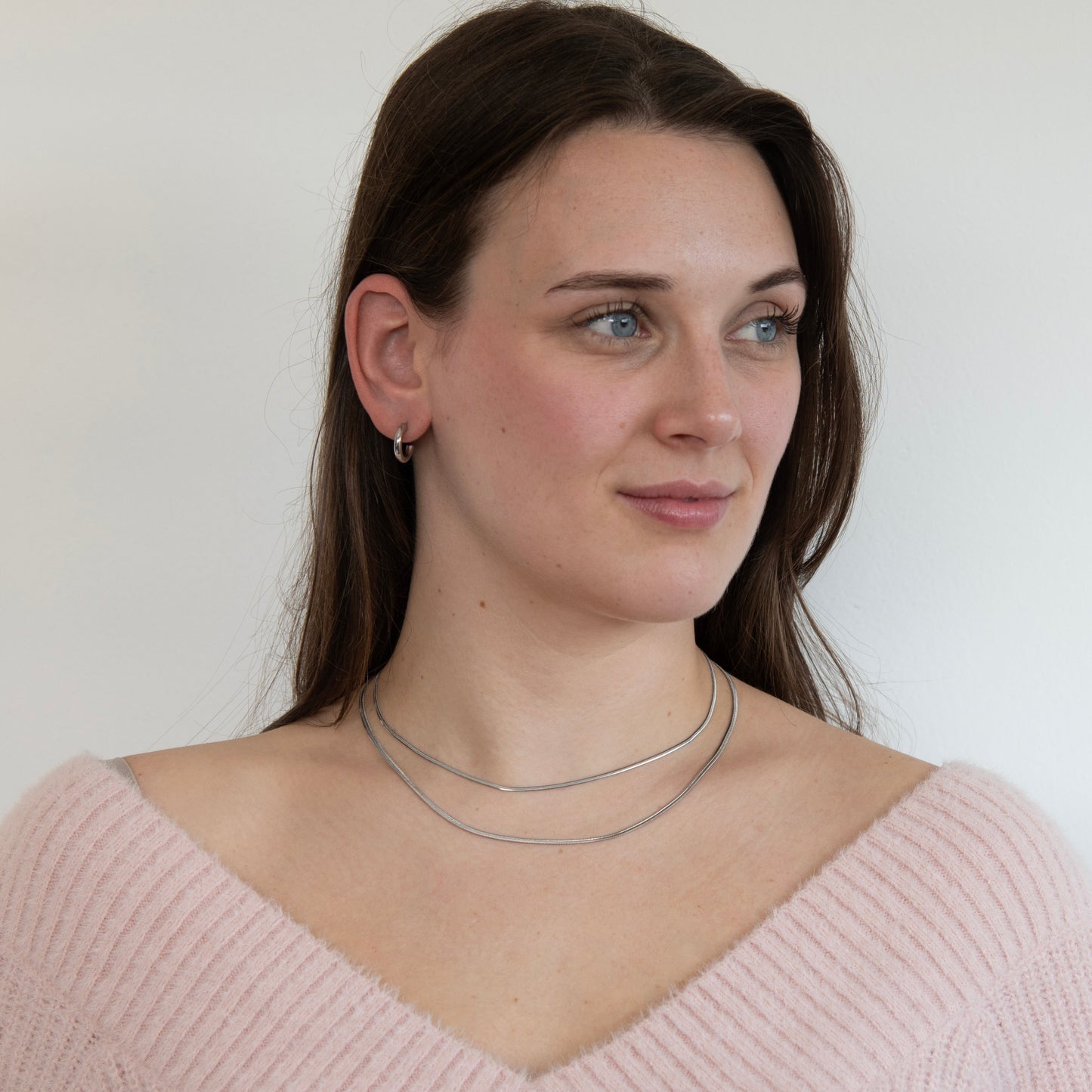 PURELEI Two Layers Kette - Silber bei Outletpreise.com online bestellen