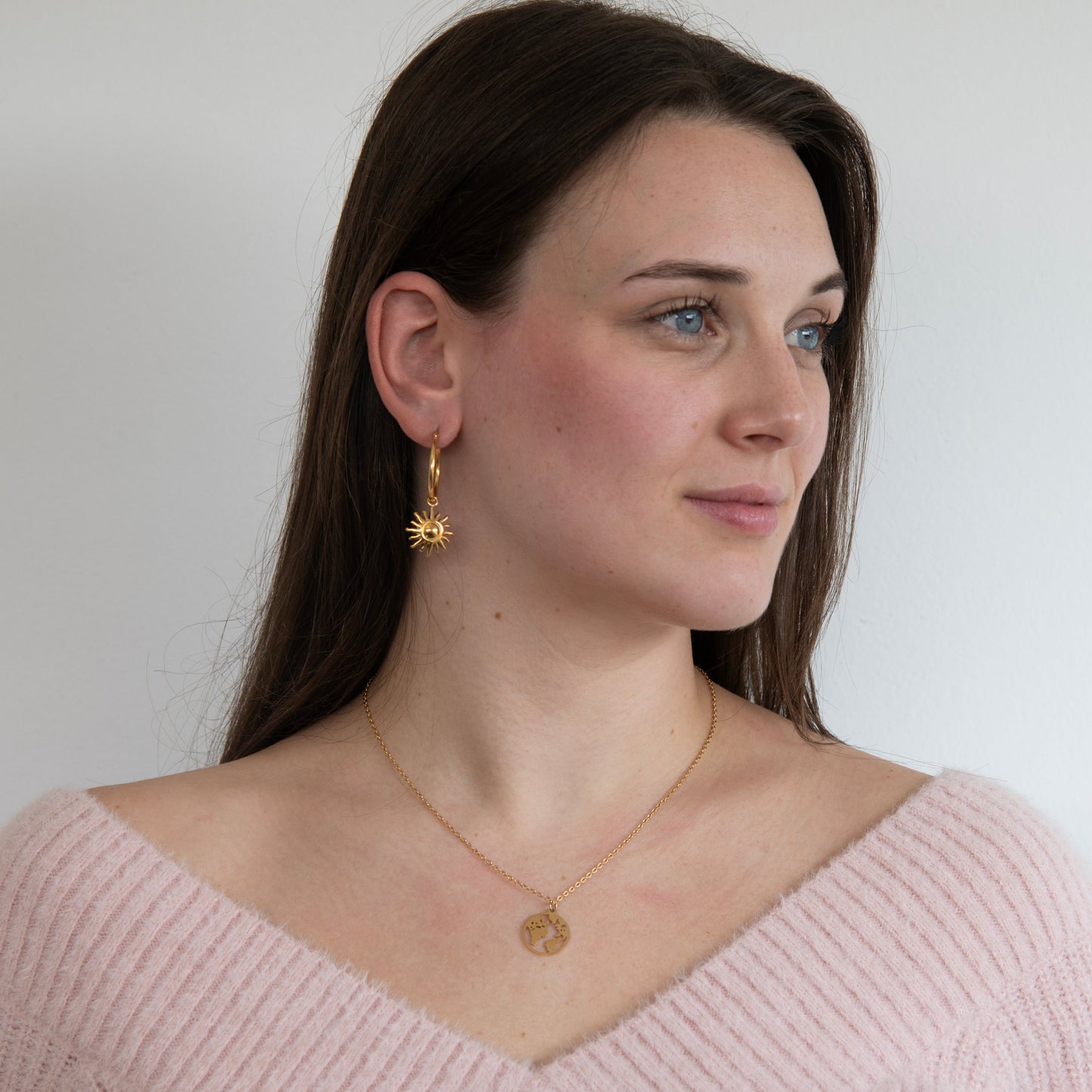 PURELEI Worldmap Kette - Gold bei Outletpreise.com online bestellen