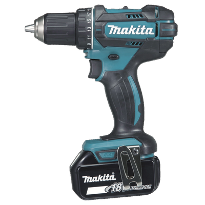 MAKITA Akkuschrauber 18V 62Nm Set inkl. 2x3Ah Akkus und Ladegerät (DDF482RFE)