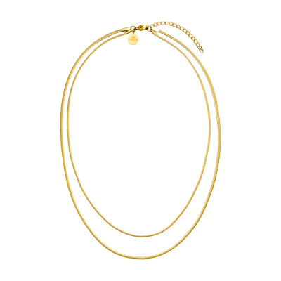 PURELEI Two Layers Kette - Gold bei Outletpreise.com online bestellen